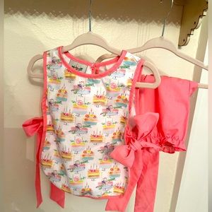 Magnolia Steel Birthday Bib Set 24 months
